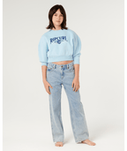 Rip Curl Tropical Cropped Crew - Girl in SKY BLUE