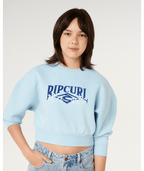 Rip Curl Tropical Cropped Crew - Girl in SKY BLUE