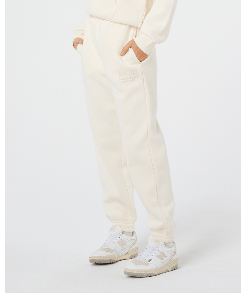 Rip Curl Surf Staple Trackpant in BONE