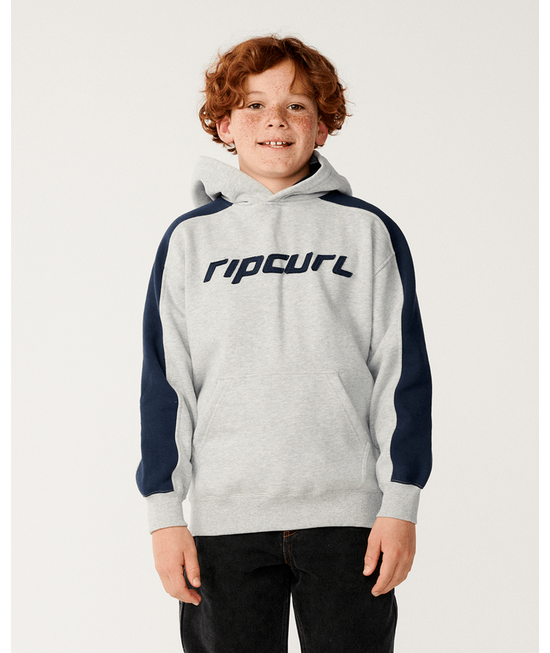Rip Curl Archive Panel Hood-Boy in GREY MARLE