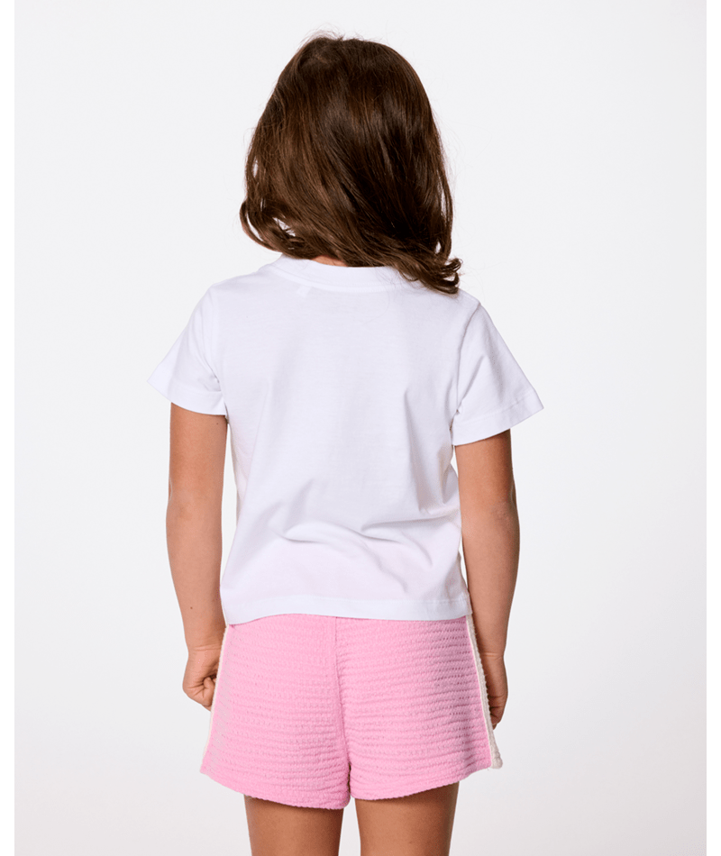 Rip Curl Dolphin Relaxed Tee-Girl in WHI AUST