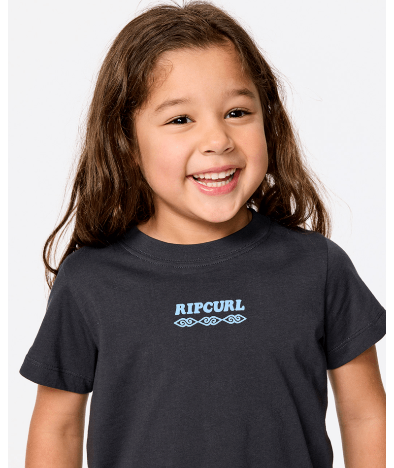 Rip Curl Island Relaxed Art Tee - Girl in WASHED BLACK