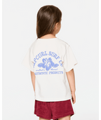 Rip Curl Surf Puff Standard Tee -Girl in BONE/BLUE