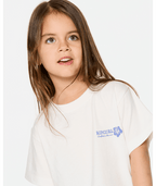 Rip Curl Surf Puff Standard Tee -Girl in BONE/BLUE