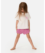 Rip Curl Surf Puff Standard Tee -Girl in Bone/Pink