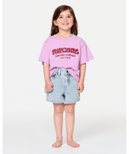 Rip Curl Surf Puff Standard Tee -Girl in BRIGHT LILAC