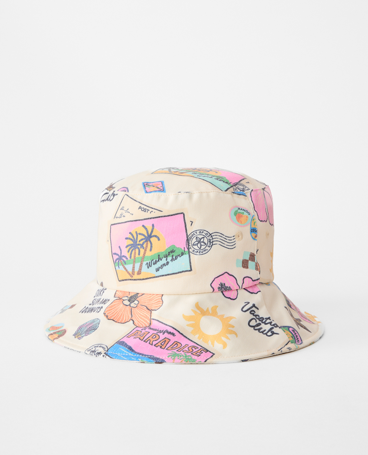 Rip Curl Mixed Upf Bucket Hat in OFF WHITE