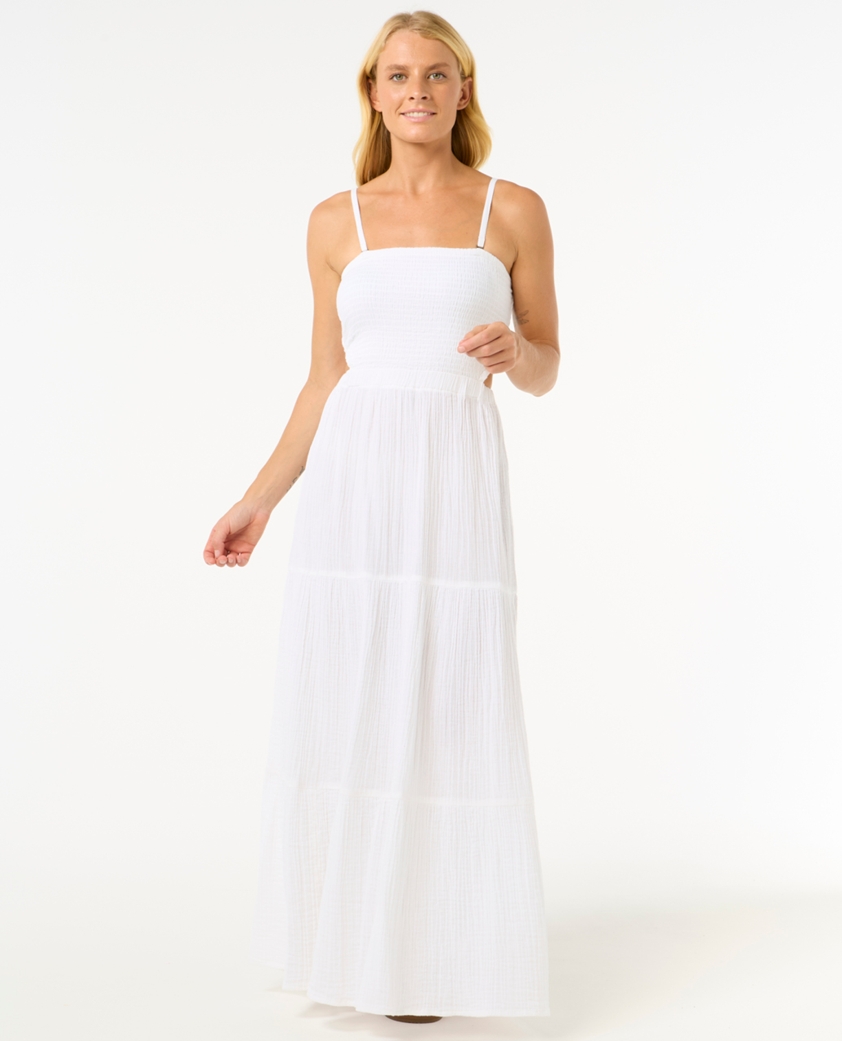 Rip Curl Premium Surf Maxi Dress in WHITE