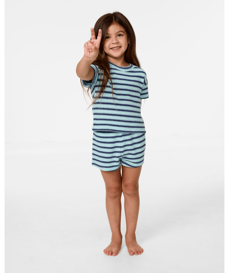 Rip Curl Bobbi Tee Blue-Girl in BLUE