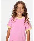 Rip Curl Ride The Wave Terry Tee-Girl in PINK