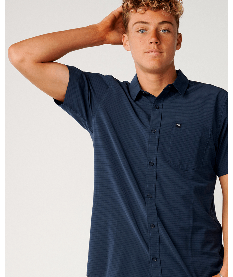 Rip Curl Vaporcool Aerotech S/S Shirt in DARK NAVY