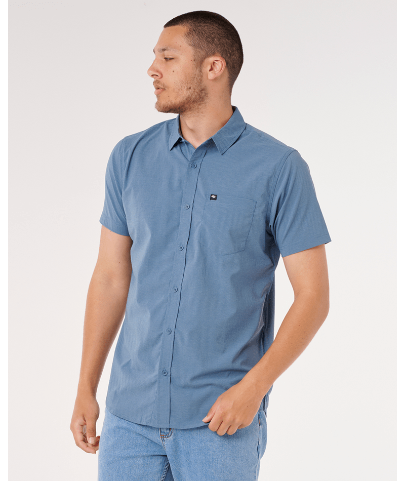 Rip Curl Classic Surf Tech S/S Shirt in BLUEFIN