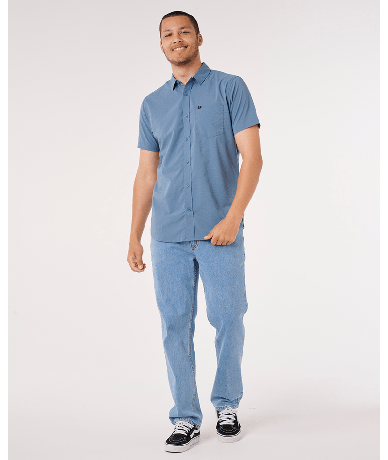 Rip Curl Classic Surf Tech S/S Shirt in BLUEFIN