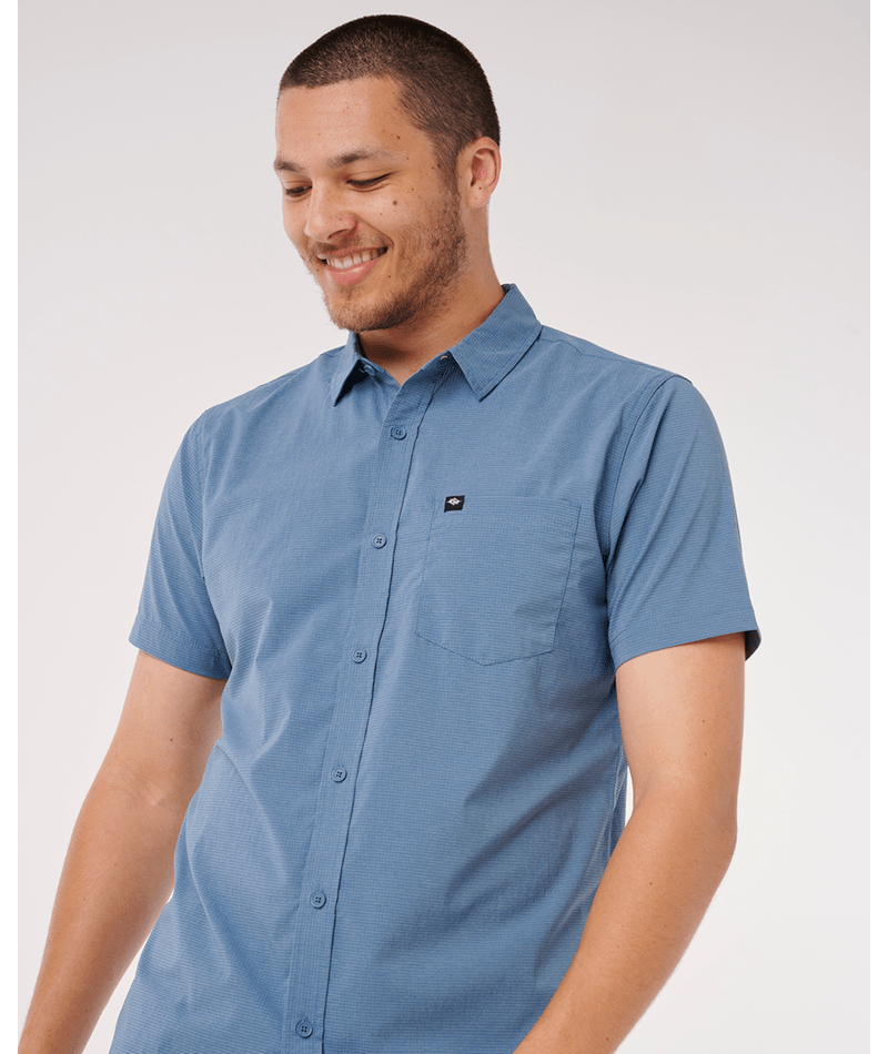 Rip Curl Classic Surf Tech S/S Shirt in BLUEFIN