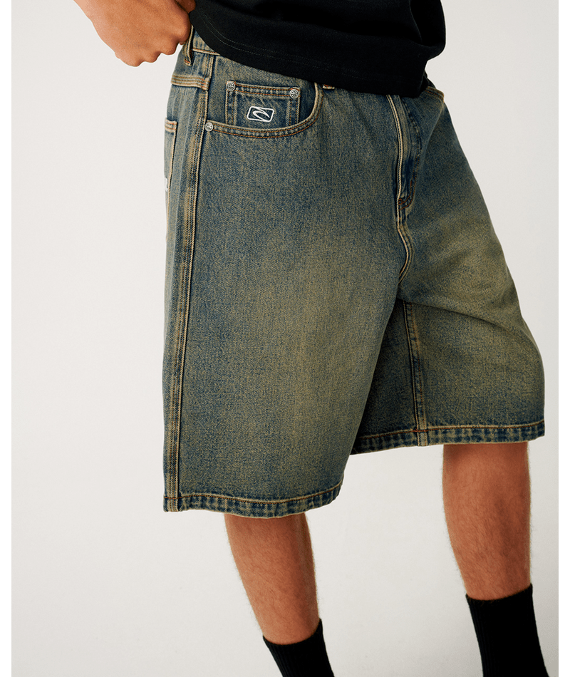 Rip Curl Archive Dirty Denim Walkie 23 in DIRTY MID BLUE