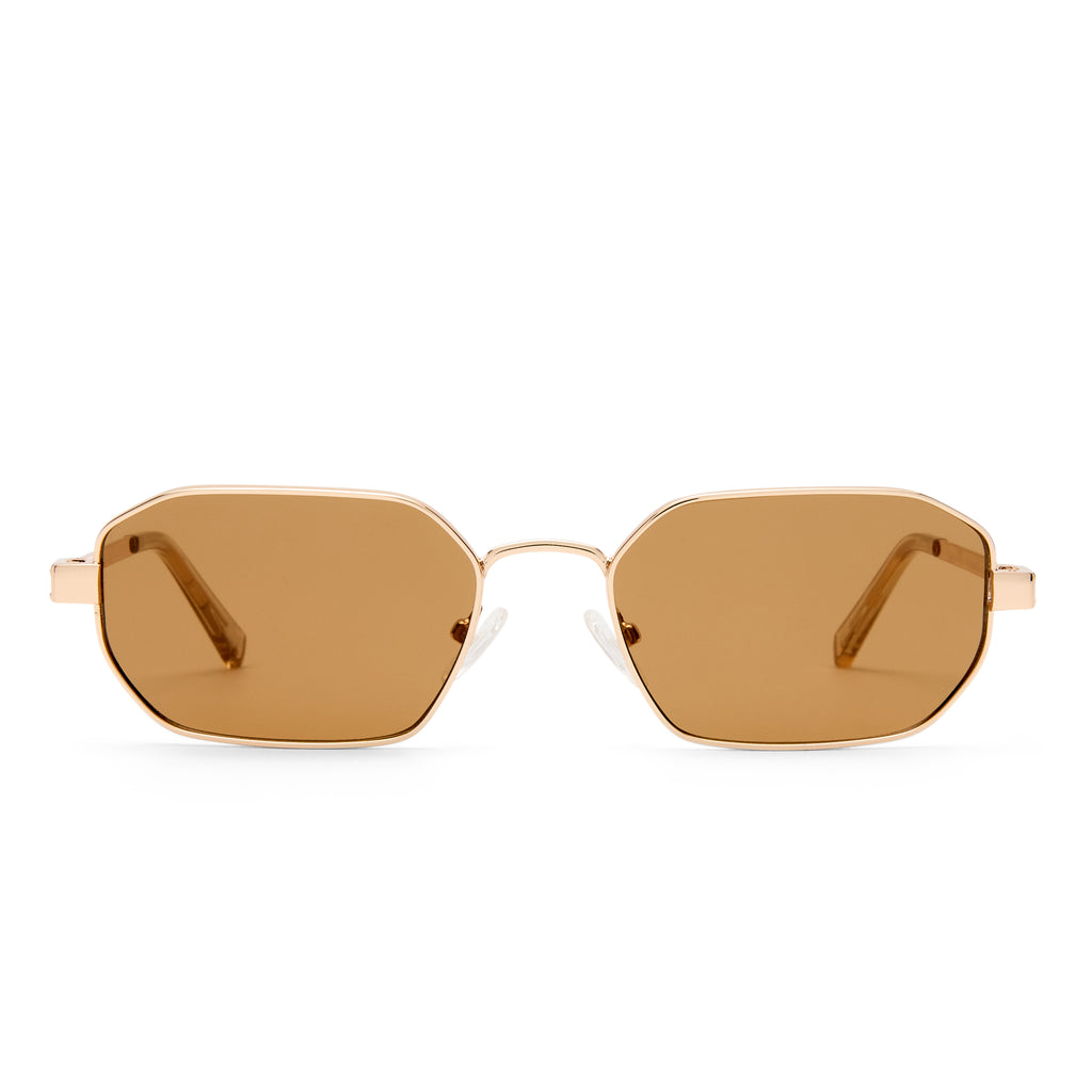 Le Specs MYTHIC GOLD in LIGHT BROWN MONO