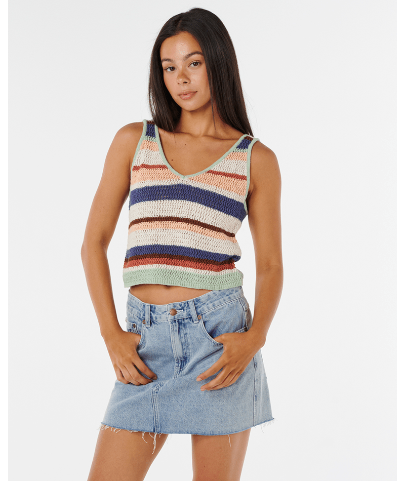 Rip Curl Oceanic Knit Top in MULTICO