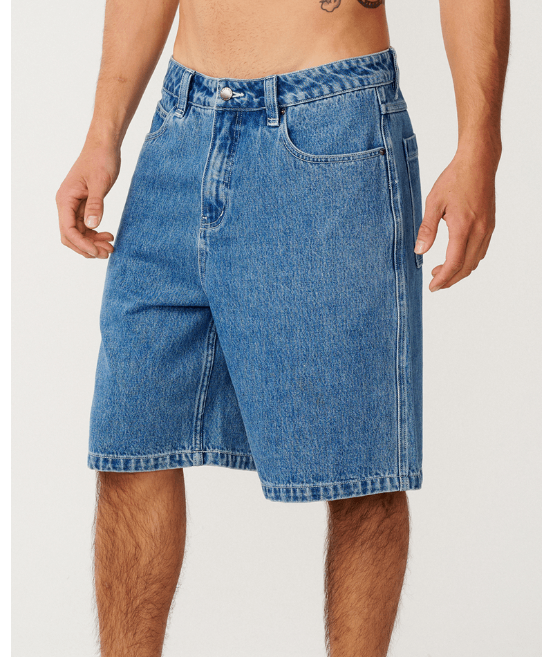 Rip Curl Nu Dose Denim Walkshort 22 in MID BLUE