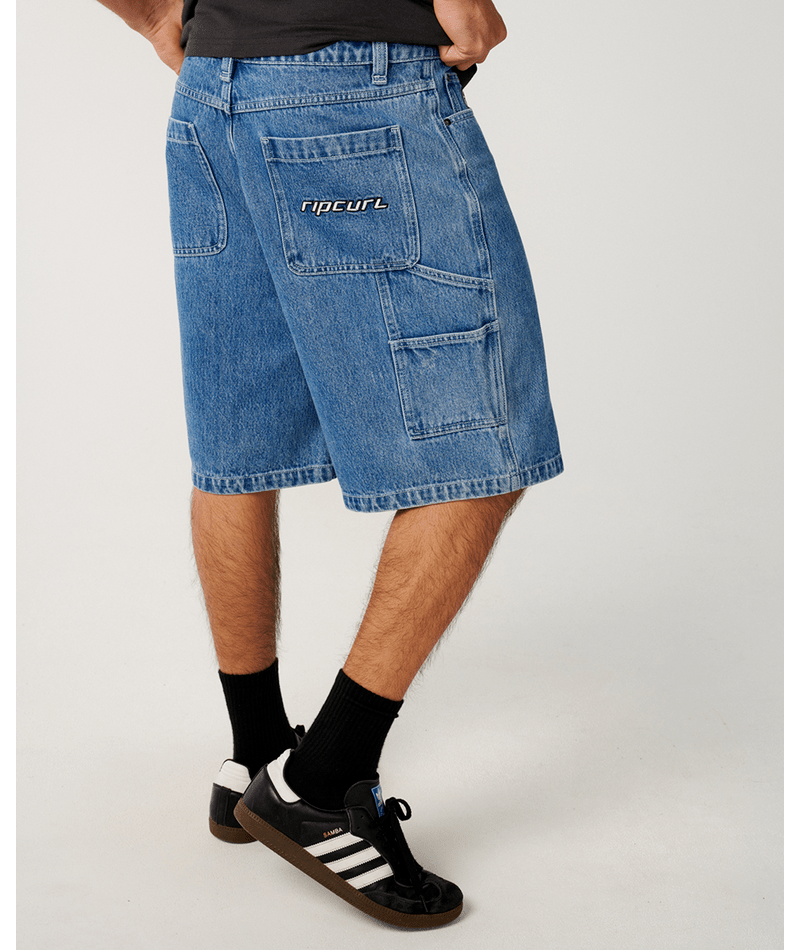 Rip Curl Nu Dose Denim Walkshort 22 in MID BLUE