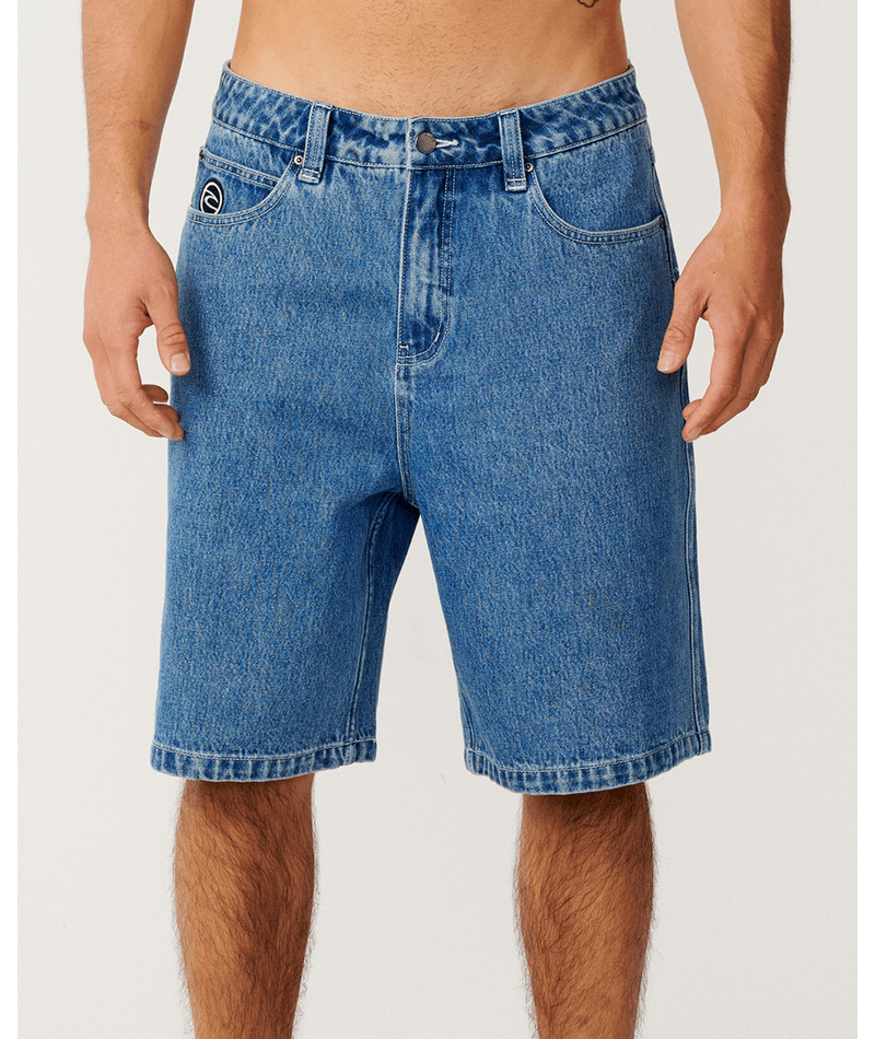 Rip Curl Nu Dose Denim Walkshort 22 in MID BLUE