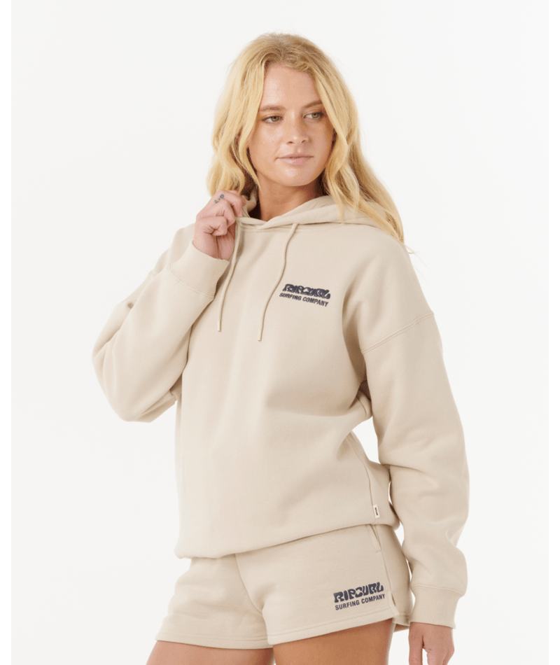 Rip Curl Surf Puff Heritage Hood in NATURAL