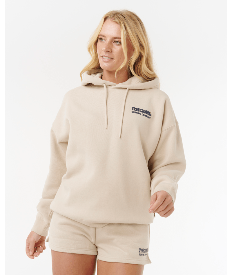 Rip Curl Surf Puff Heritage Hood in NATURAL