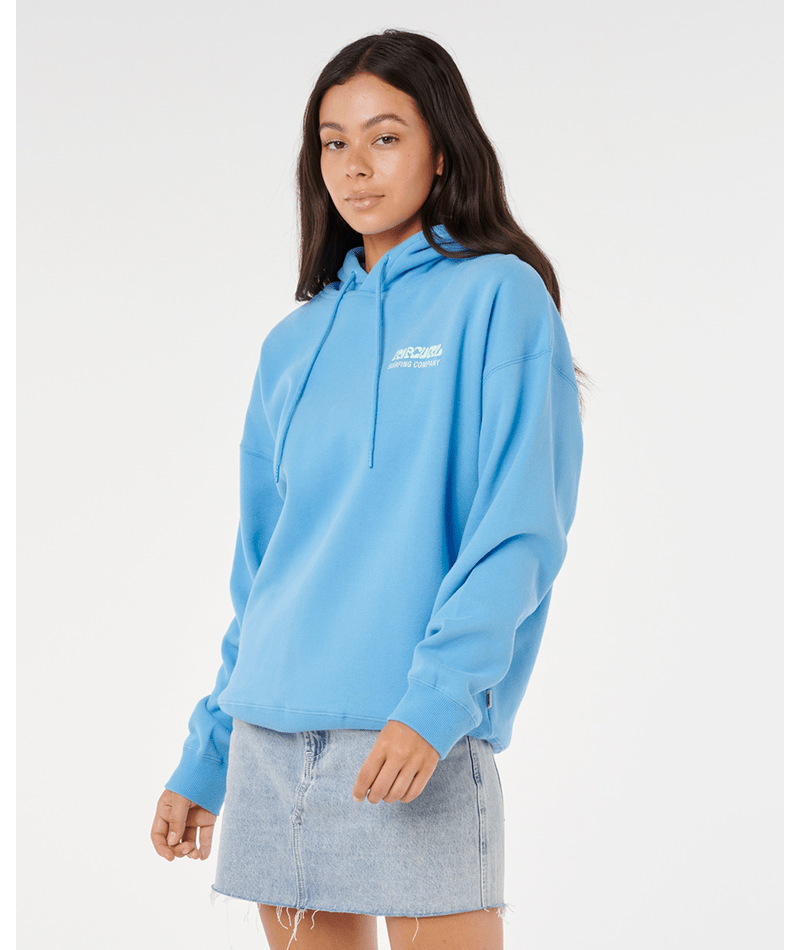 Rip Curl Surf Puff Heritage Hood in AZURE BLUE