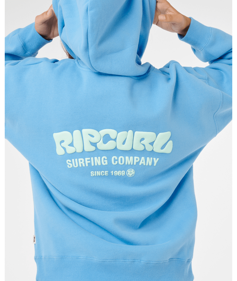 Rip Curl Surf Puff Heritage Hood in AZURE BLUE