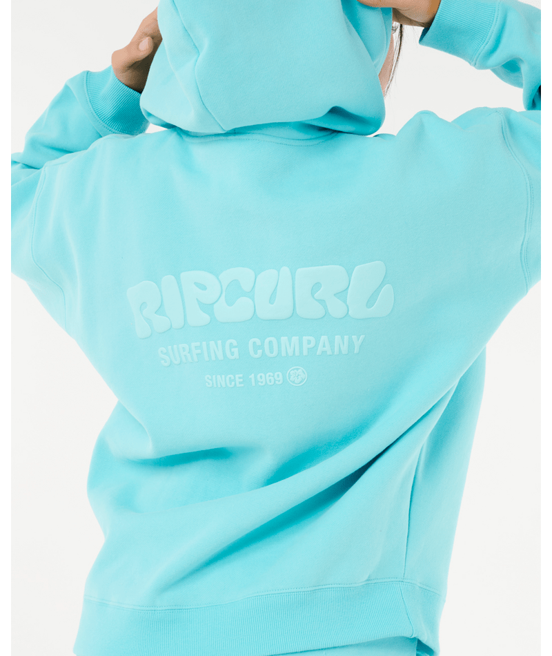 Rip Curl Surf Puff Heritage Hood in ELECTRIC BLUE