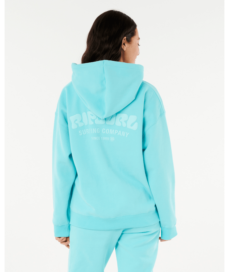 Rip Curl Surf Puff Heritage Hood in ELECTRIC BLUE