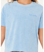 Rip Curl Sunshine Squad Terry Tee- Girl in LIGHT BLUE