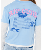 Rip Curl Sunshine Squad Ls  Tee - Girl in SKY BLUE