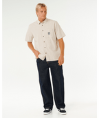 Rip Curl Premium Surf Check S/S in BONE