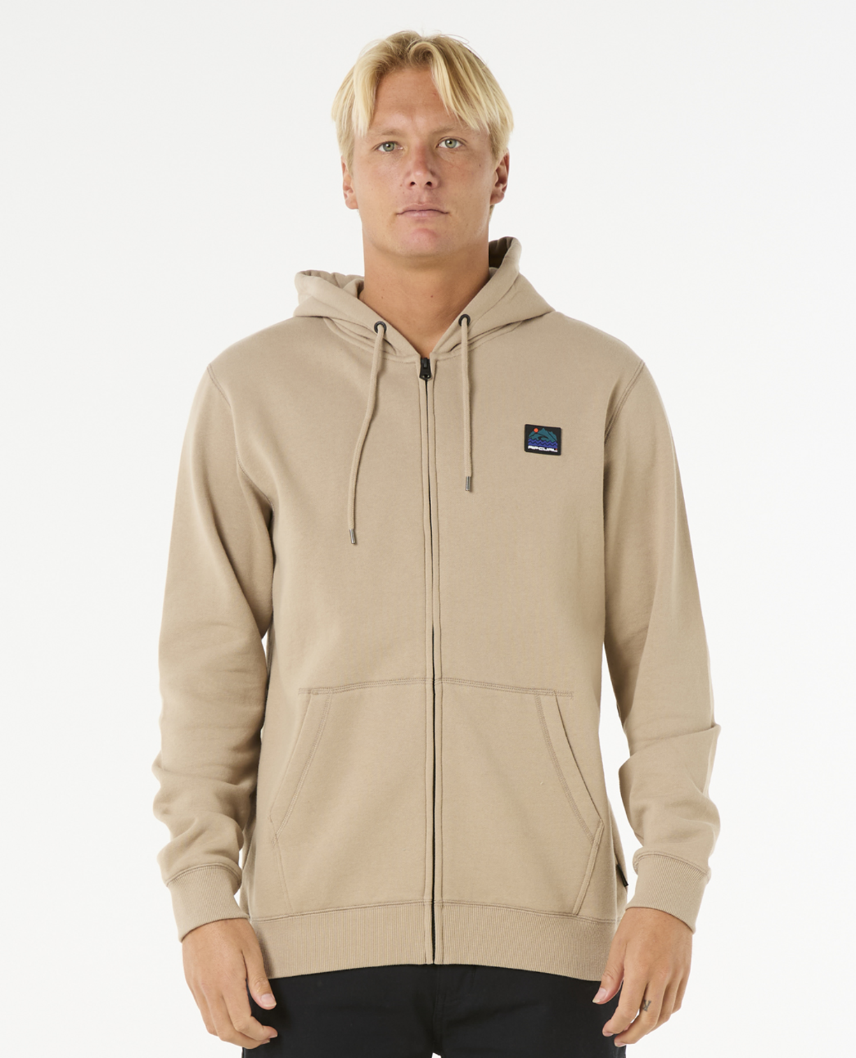 Rip Curl Search Zip Thru Hood in SAND DUNE