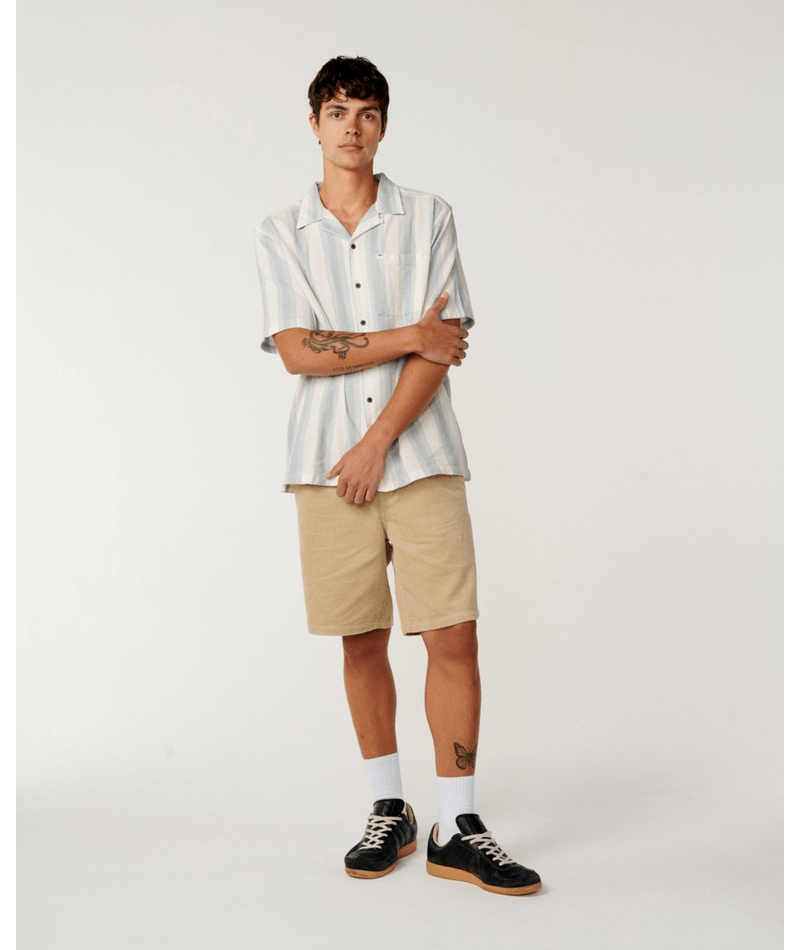 Rip Curl Classic Surf Weaver S/S Shirt in BONE