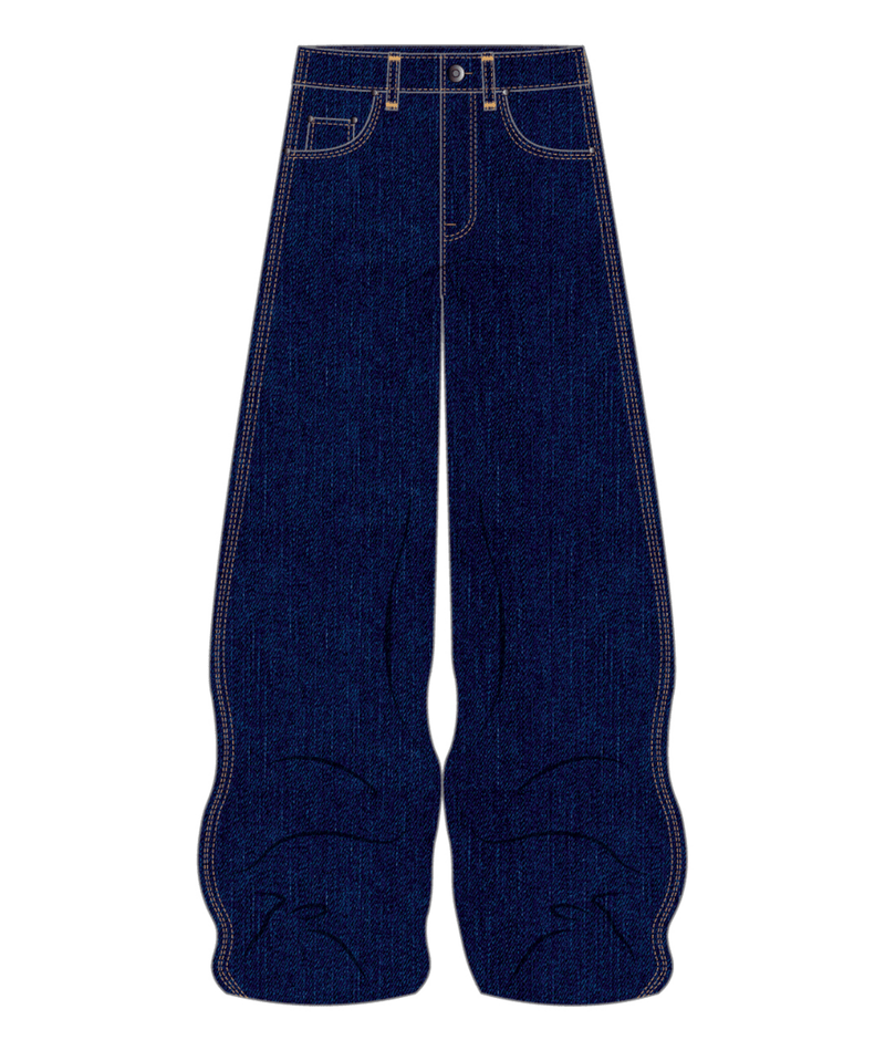 Rip Curl Archive: Baggy Low Rise Jean in True Indigo