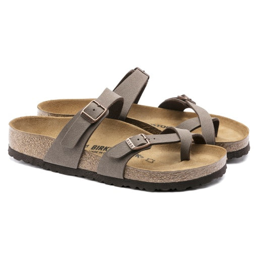 Birkenstock Mayari Mocca Birkibuc Narrow in Mocca