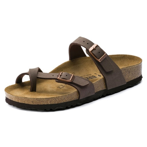 Birkenstock Mayari Mocca Birkibuc Narrow in Mocca