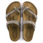 Birkenstock Mayari Stone Birkibuc Regular in Stone