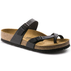 Birkenstock Mayari Black Birko-Flor Regular in Black