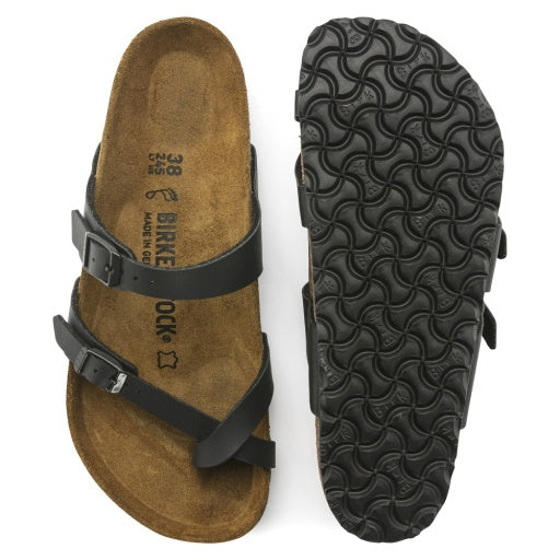 Birkenstock Mayari Black Birko-Flor Narrow in Black