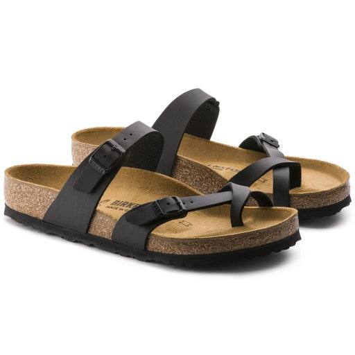 Birkenstock Mayari Black Birko-Flor Narrow in Black