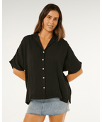 Rip Curl Premium Surf S/S Shirt in BLACK