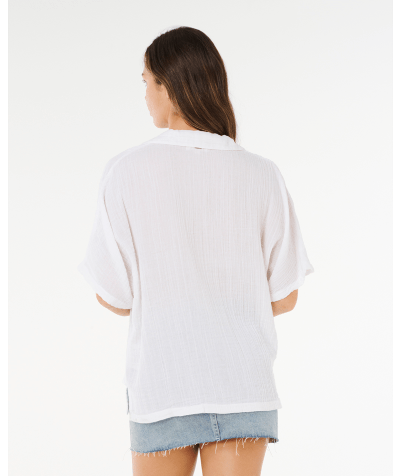 Rip Curl Premium Surf S/S Shirt in WHITE