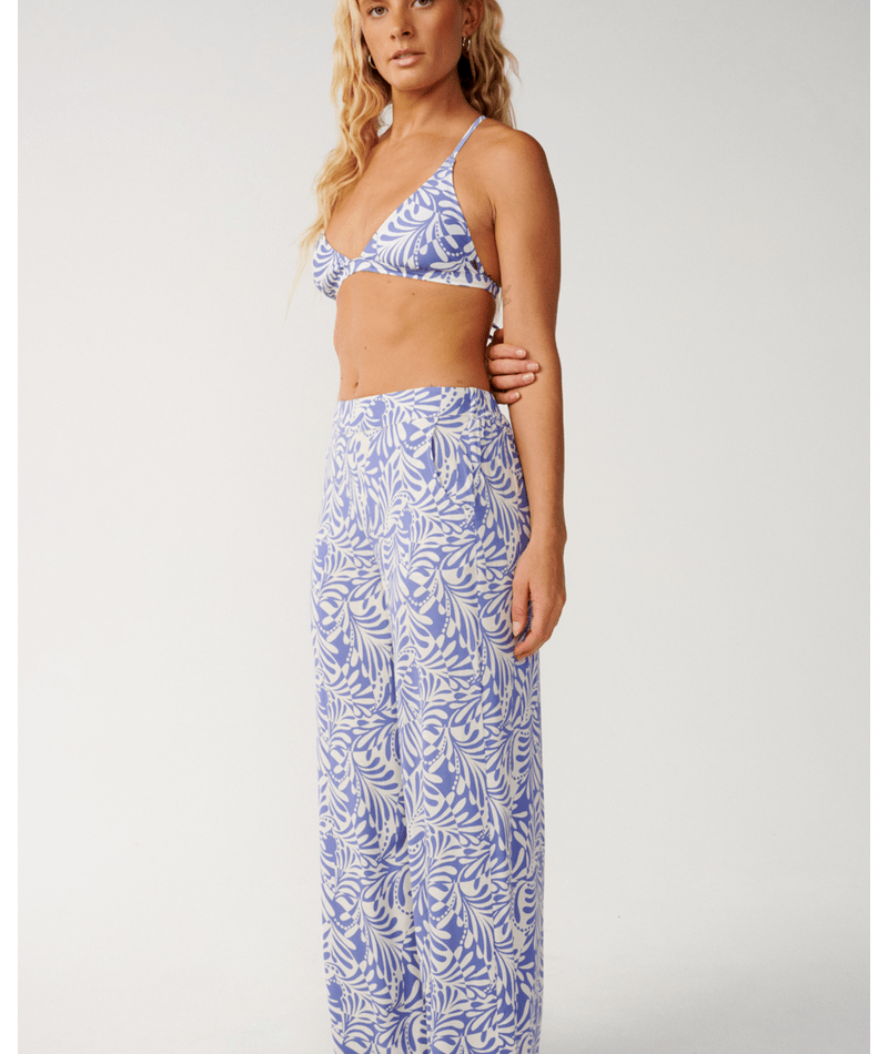 Rip Curl Party Wave Beach Pant in WHITE/BLUE
