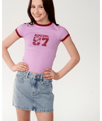 Rip Curl Surf 97 Fitted Tee - Girl in LILAC
