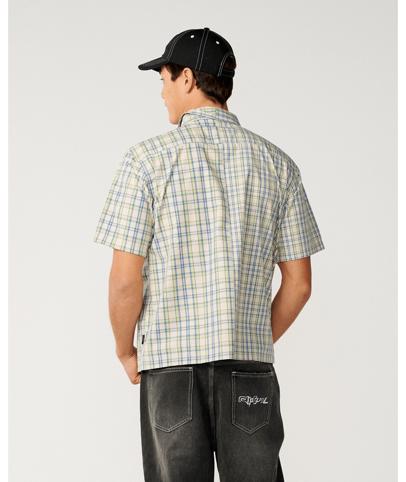 Rip Curl Archive Mix Up S/S Shirt in VINTAGE WHITE