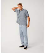 Rip Curl Classic Surf Check S/S Shirt in LIGHT NAVY