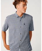 Rip Curl Classic Surf Check S/S Shirt in LIGHT NAVY