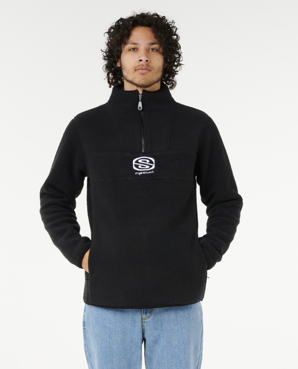 Rip Curl Bells Polar Fleece in BLACK